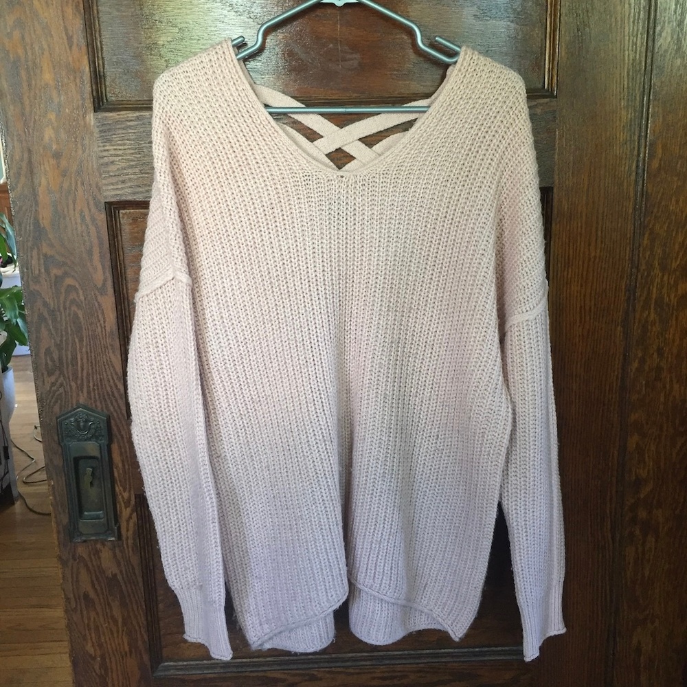 Oversized Pink Sweater